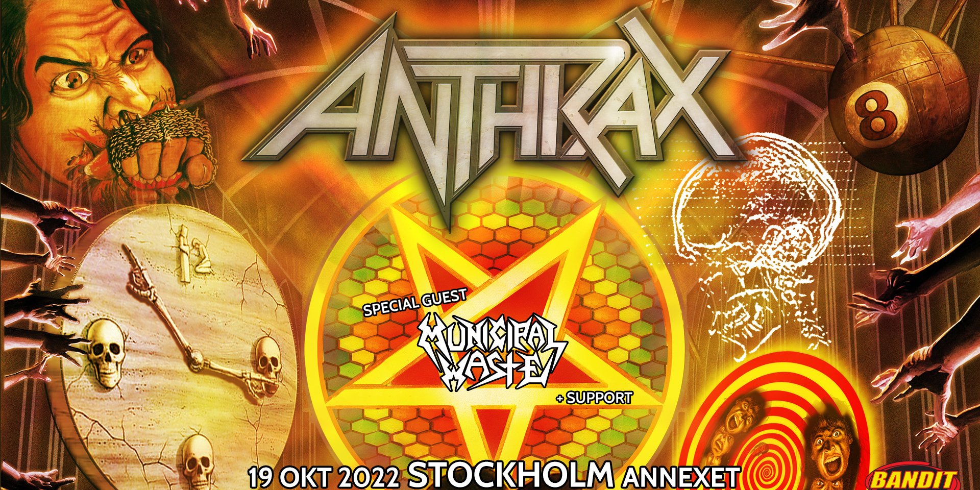 Anthrax-INSTÄLLT